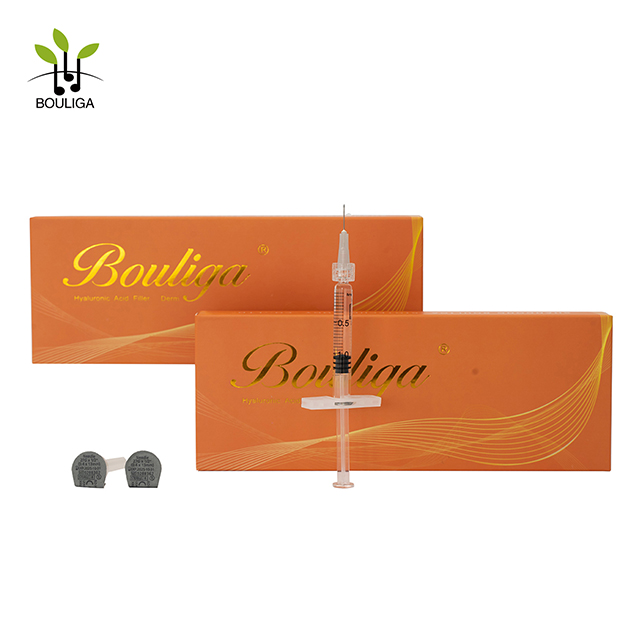 Injecteerbaar 1 ml 2 ml 3 ml 5 ml verknoopte hyaluronzuurinjecties Huidvuller / Ha-vuller voor lippen, neus, rimpels, borsten, billen, lichaam, gezicht, nek, plooien